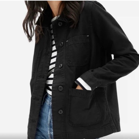 Everlane Women's Black Utility Jacket - Picture 1 of 9